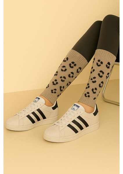 3 Adet Basic Pamuk Içerikli Desenli Tozluk modelleri