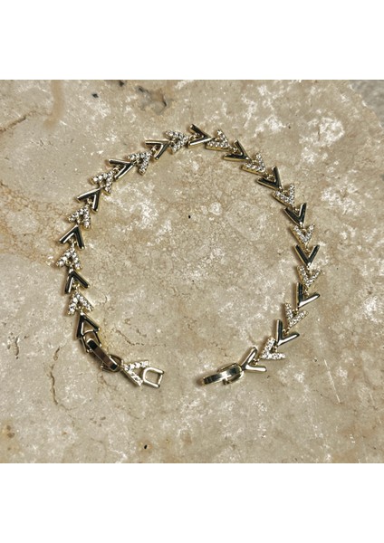 Vıp Seri Ok Zirkon Bileklik Gold indirimleri