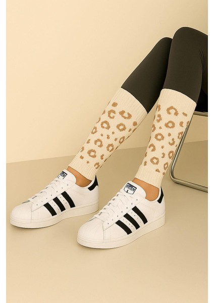 3 Adet Basic Pamuk Içerikli Desenli Tozluk