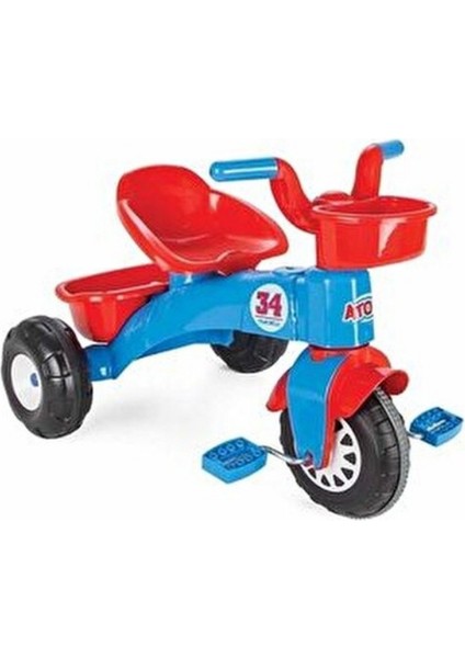 Pilsan Atom Kırmızı Çocuk Kız Erkek Bisikleti 2-4 Yaş Arası Ön ve Arka Sepetli Güvenli Tasarım fiyatları
