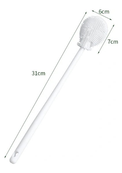 Eğitici Oyuncak Kavanoz ve Biberon Yıkama Fırçası Silikon Beyaz modelleri