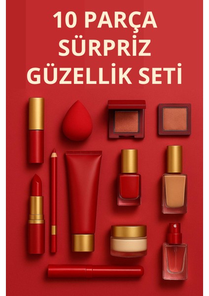 Kadınlara Özel 10 Farklı Ürün Süpriz Paket / Makyaj Paketi - Advent Calendar