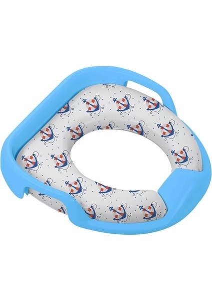 Softy Jumbo Kids Çocuk-Bebek Yanlardan Tutmalı Yumuşak Süngerli Klozet Kapağı Adaptörü