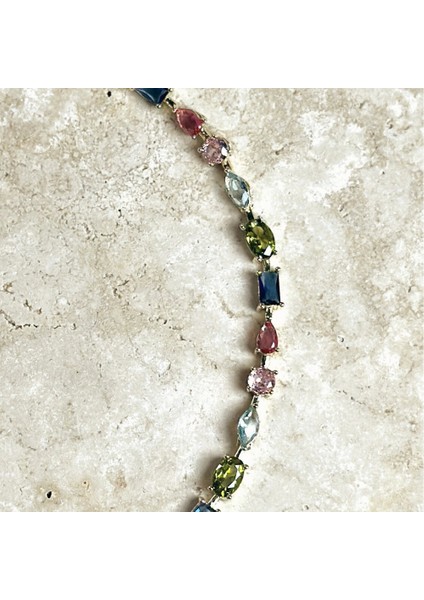 Vıp Seri Çok Renkli Zirkon Bileklik fiyatları