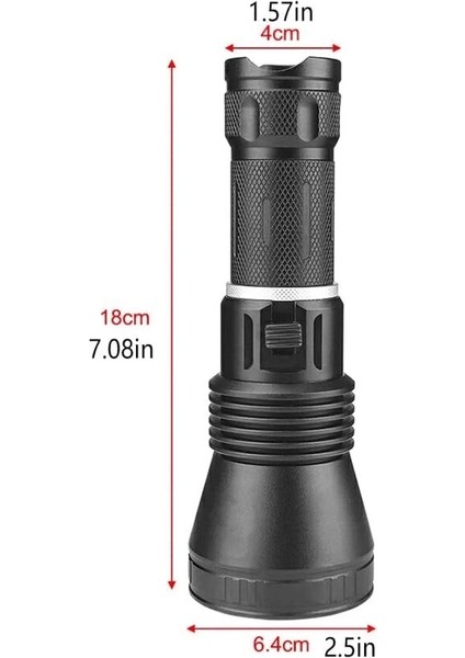 Buğz 1200 Lümen Profesyonel Şarjlı El Feneri WT-655 modelleri