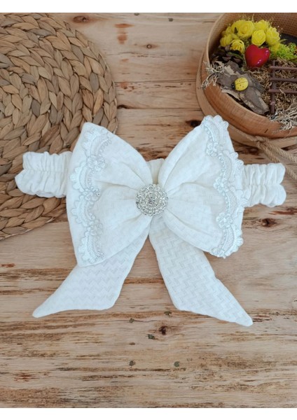 Yenidoğan Pamuk Taç Benim Prensim Nakışlı Trilüks Kundak Bebek Battaniyesi Ekru indirimleri