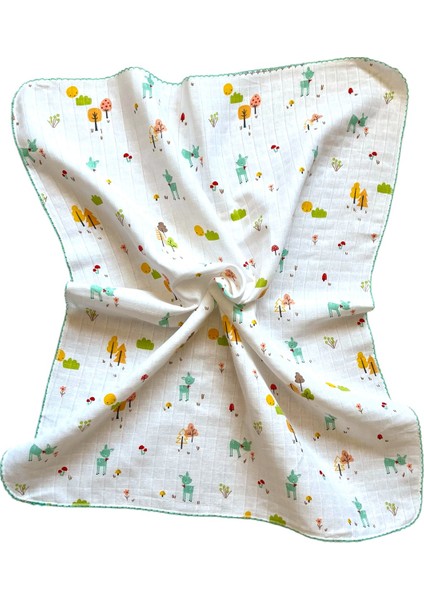 Minika Çok Amaçlı Müslin Örtü Küçük Sincap 80 x 90 cm Yenidoğan Müslin Örtü Bez fiyatları