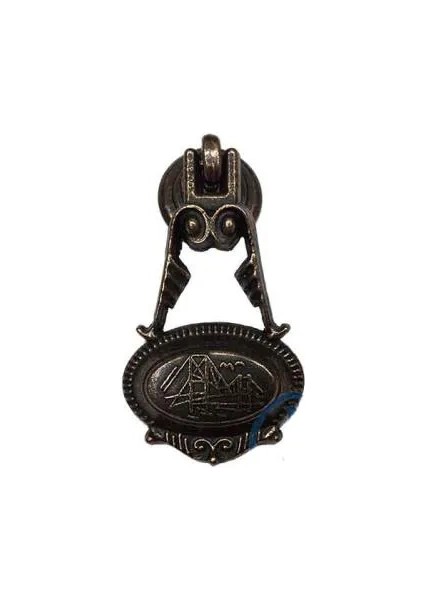 Dekoratif Zamak Sarkaç Küçük Kulp - 30X63MM, Eskitme, 1 Adet