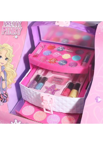 4279 3 Katmanlı Çantalı Makyaj Seti -Sunman modelleri