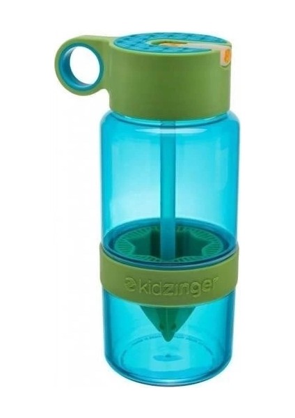 Narenciye Limon Sıkmalı Pratik Detoks Toksin Atıcı Su Matarası Spor Şişesi