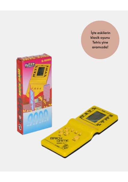 Taşınabilir El Aterisi Gameboy – Klasik Tetris Oyunu Pil ile Çalışan Mini El - ?61?88E2-0G6 modelleri