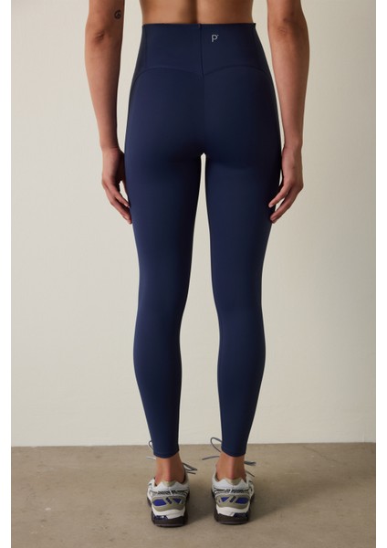 İndigo Yüksek Destek Toparlayıcı Etkili Yüksek Bel Back Lock Tayt fırsatları