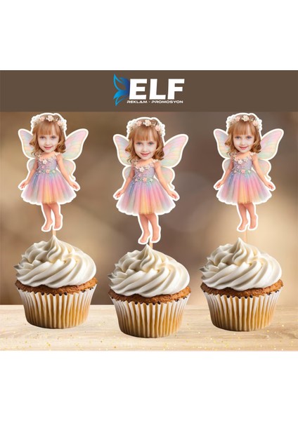 Kişiye Özel Prenses Temalı Kürdan Süs(10 Adet)