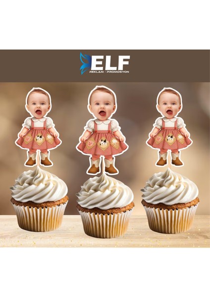 Kişiye Özel Prenses Temalı Kürdan Süs(10 Adet) fiyatları