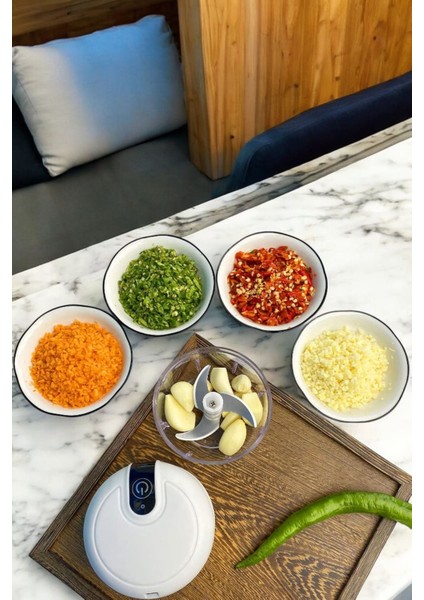 Xmpdby El Rondosu Mini Şarjlı Doğrayıcı Taşınabilir 250 ml indirimleri