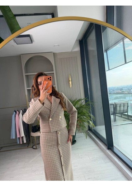 Canel Takım Etekli Güzel Takım