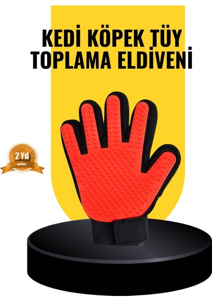 Buğz Kedi ve Köpekler Için Tüy Toplama Eldiveni – Yumuşak Silikonlu Masaj Eldiveni