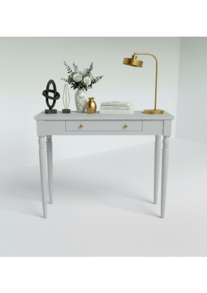 100 cm Masif Tornalı Açık Gri Dresuar modelleri