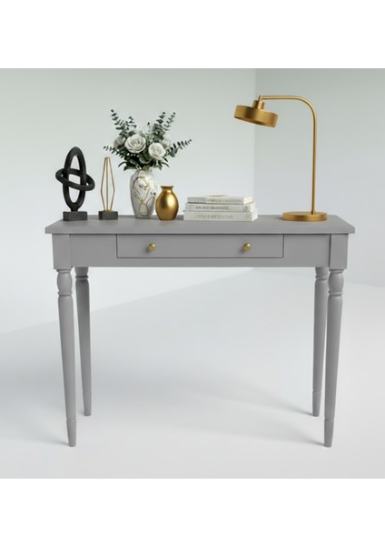 110 cm Masif Tornalı Gri Dresuar fiyatları