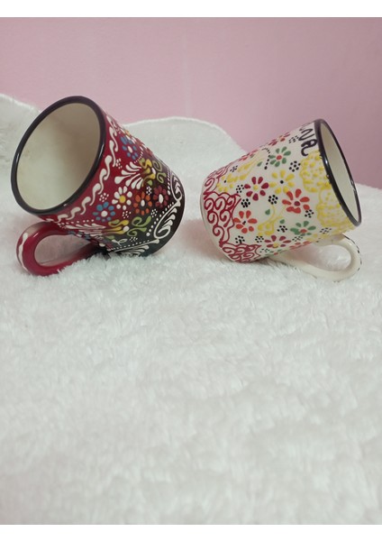 Seramik El Işlemeli Kupa