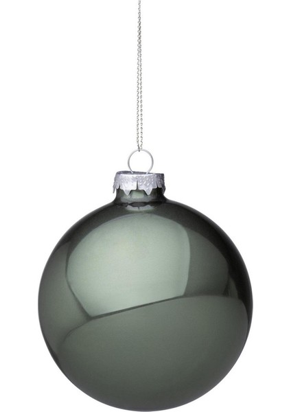 Parlak Yeşil Yılbaşı Topu 10 cm