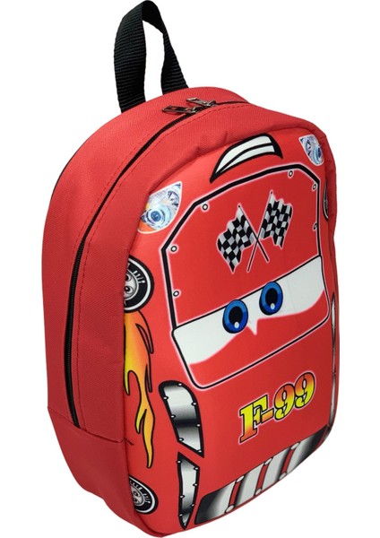 Araba Baskılı Kabartmalı Anaokulu Kreş ve Günlük Kullanım Çantası fiyatları