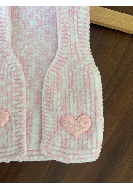 Kalpli El Örgüsü Kadife Bebek Yelek fiyatları