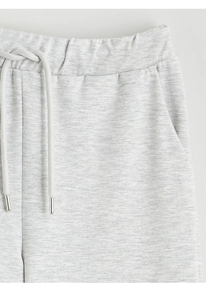 Xsıde Gri Beli Lastikli Geniş Paça Kadın Eşofman Altı indirimleri