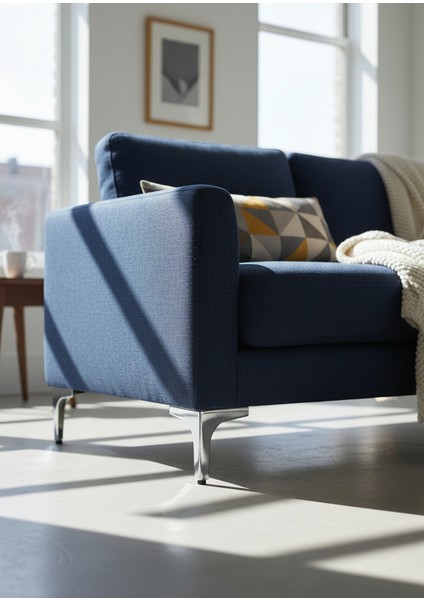 Metal Krom L Ayak 12,5cm Lüks Mobilya Ayağı Kalınlık 2 mm