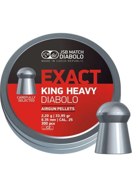 exact kıng heavy 25 6.35mm