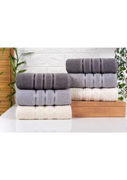 Nevresim Dünyası Pamuk 3'lü Havlu Seti Gri (Nd) fiyatları