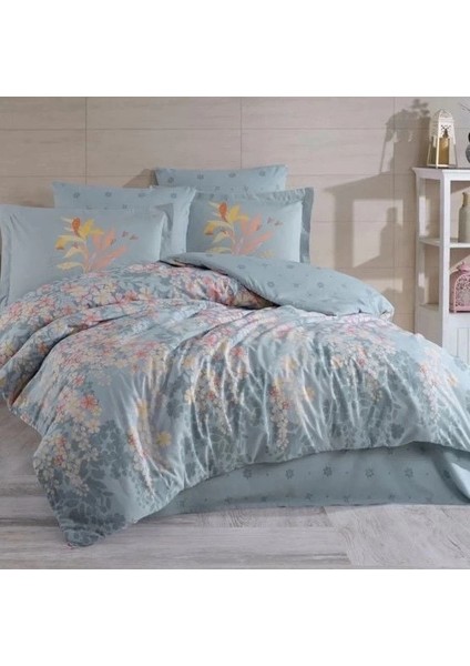 Hobby Çift Kişilik Ranforce Nevresim Takımı Serena Kahve modelleri