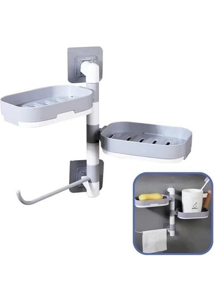 Çoklu Sabun Tutucu Fonksiyonel Banyo Sabunluk indirimleri