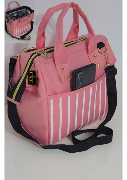 Anne Bebek Askılı Taşıma Çantası Isı Yalıtımlı Termal Termoslu Yemek, Mama, Beslenme, Gıda Çantası