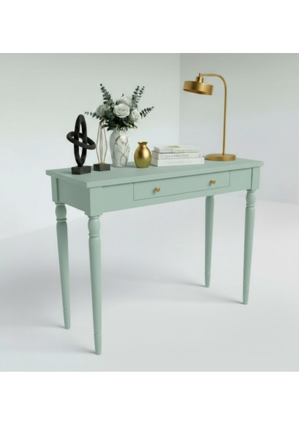 90 cm Masif Tornalı Su Yeşili Dresuar fiyatları