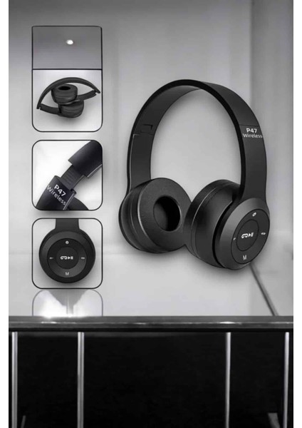 Kulak Üstü Tf Kart ve Aux Destekli Ergonomik Bluetooth Kulaklık - I08H73N5-7A96VS fiyatları