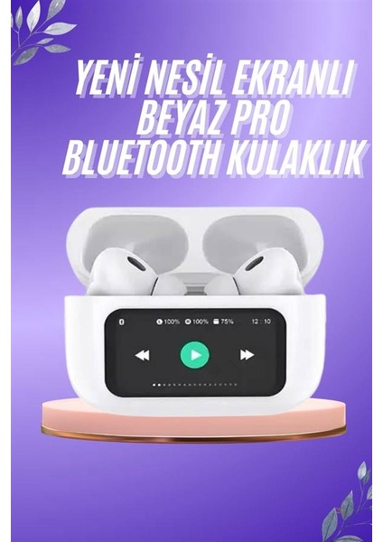 Dokunmatik Ekranlı Anc/enc Yeni Nesil Pro Bluetooth Kulaklık Dokunmatik Ekran - I64H66N0-7A00VS