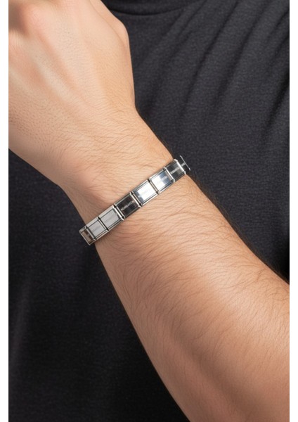 Italyan Charm Çelik Bileklik Nomination Yazılı Bileklik indirimleri