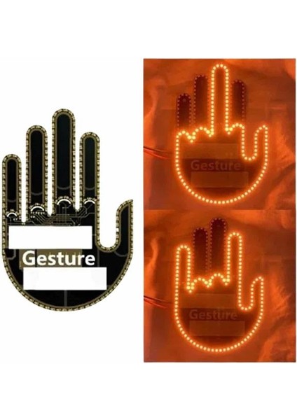 LED Işık El Işareti Araç Camı Için Uzaktan Kumandalı - I65H80N4-5A08VS indirimleri