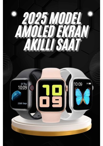 Arama Cevaplayabilen Akıllı Saat Bluetooth Bağlantılı Sosyal Medya Girişli - I46H15N6-5A68VS