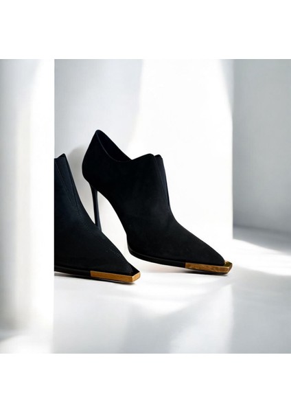 Toscano Gold Detaylı Süet Bot