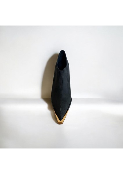 Toscano Gold Detaylı Süet Bot