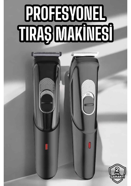 Saç Sakal Vücut Şarjlı Kablosuz Tıraş Makinesi Profesyonel Paslanmaz Çelik - I16H35N5-1A64VS