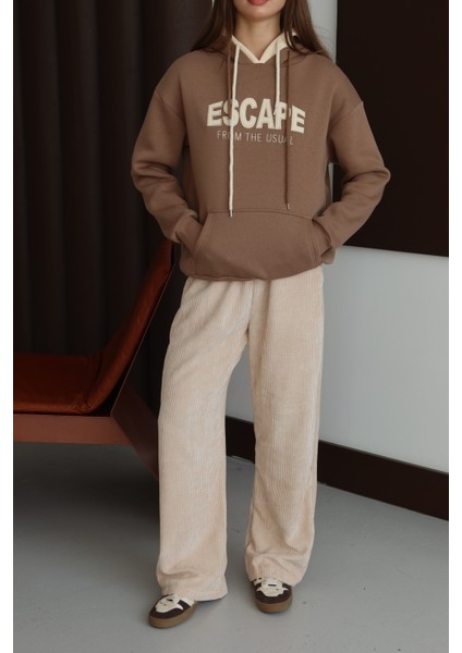 Ekru Kadife Fitilli Pantolon fırsatları