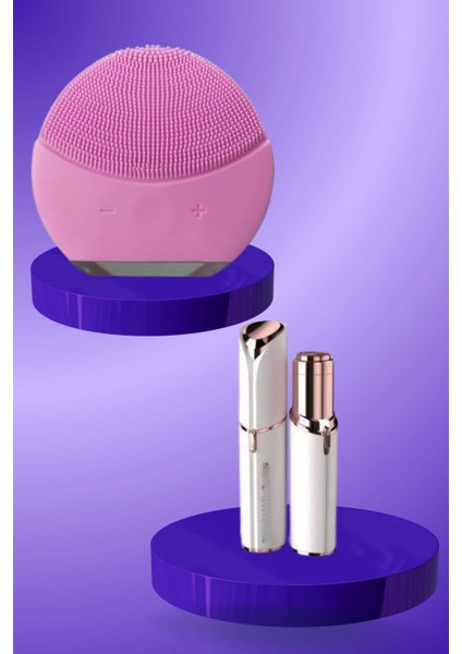 Kaş Bıyık ve Yüz Epilasyon Aleti ve Titreşimli Yüz Temizleme Masaj Aleti - I76H86N8-0A0 fırsatları