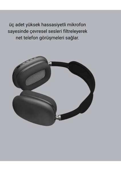 Bluetooth 5.0 Kulak Üstü Kulaklık – Gürültü Engelleme Uzamsal Ses Hızlı Ş - I32H57N7-3A0 modelleri