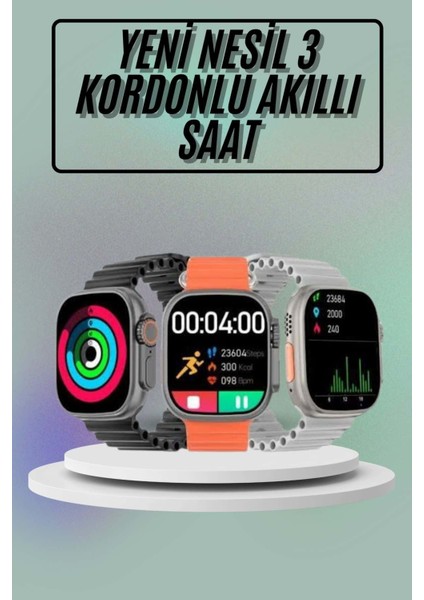 Akıllı Saat Çok Fonksiyonlu Uzun Pil Ömürlü Çağrı Cevaplayabilen Kol Saati - I08H03N6-6A57