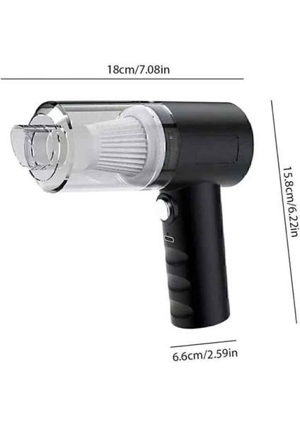 Oto Araç Ev Taşınabilir El Tipi Süpürge Mini Araç Süpürgesi Vakumlu - I57H55N8-7A76VS indirimleri