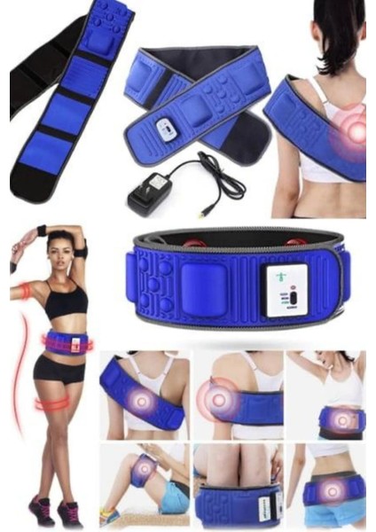 Titreşimli Kas Gevşetici Masaj Kemeri Zayıflama Aleti Bel Bölge Sırt Masaj Alet - I66H99N9-5A9 fırsatları