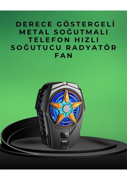 Yarı Iletken Soğutmalı Mobil Fan – Akıllı Telefonlar Için Soğutucu - I18H35N4-8A08VS